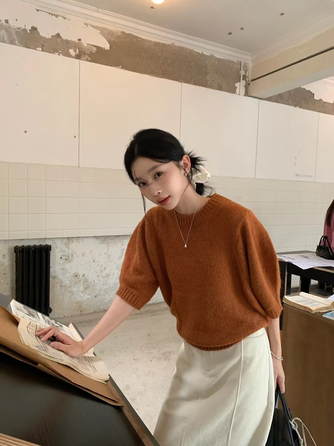 SP10 [本期推薦♡ིྀ]暖秋日常 燈籠袖毛衣(5colors)