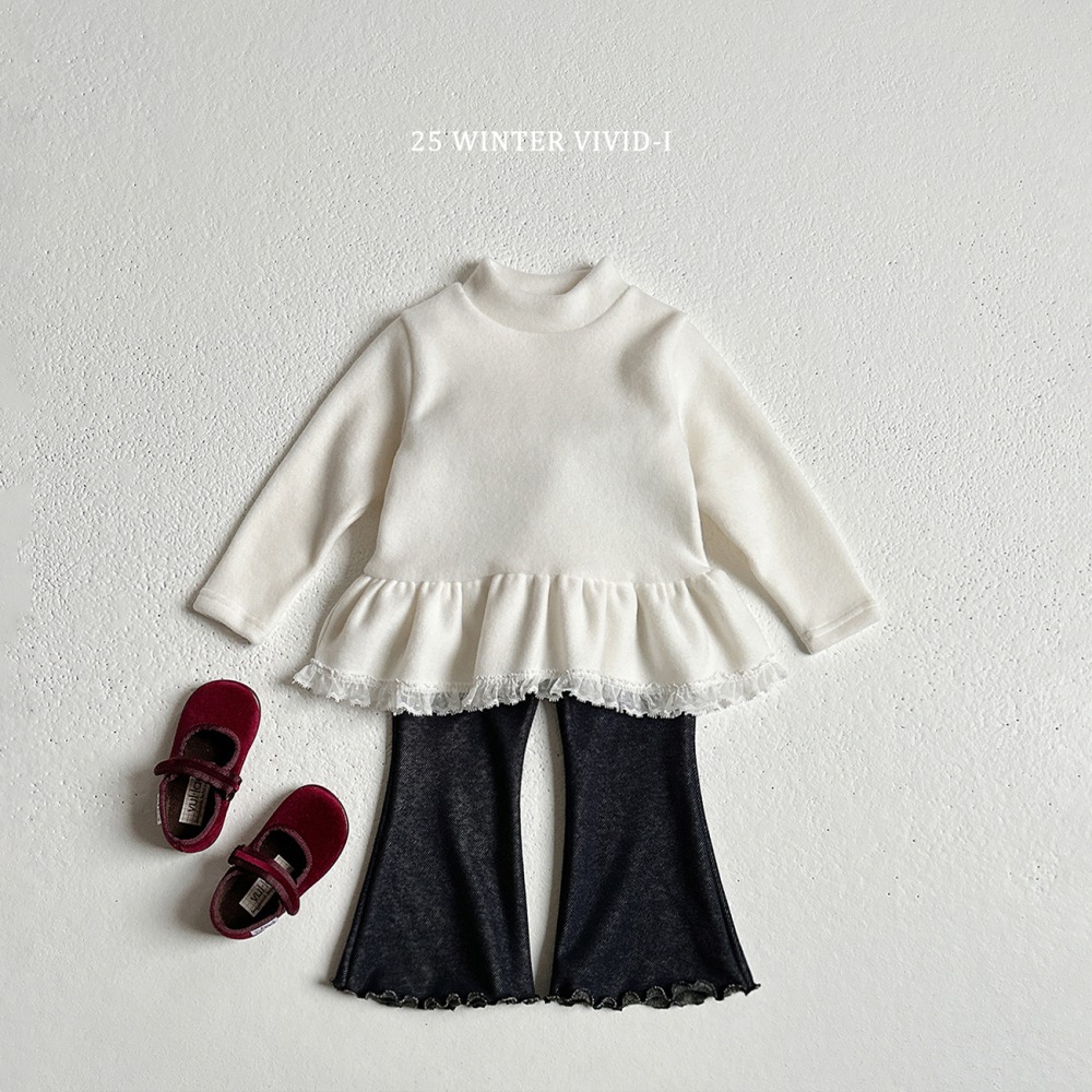 vivid21|(78cm-125cm) 印花喇叭褲5