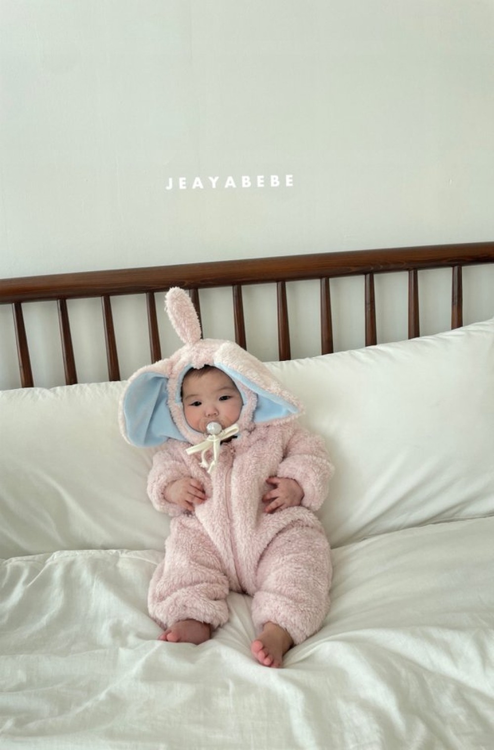 JEAYA01｜(3m-12m) 2色暖暖小飛象刷毛連身衣