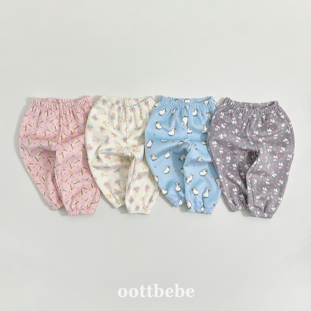 Oottbebe87｜(1y-7y)  動物森友會長褲