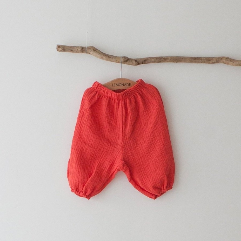 LEMONADE12|(55cm-85cm) 6色棉麻素面束口褲15