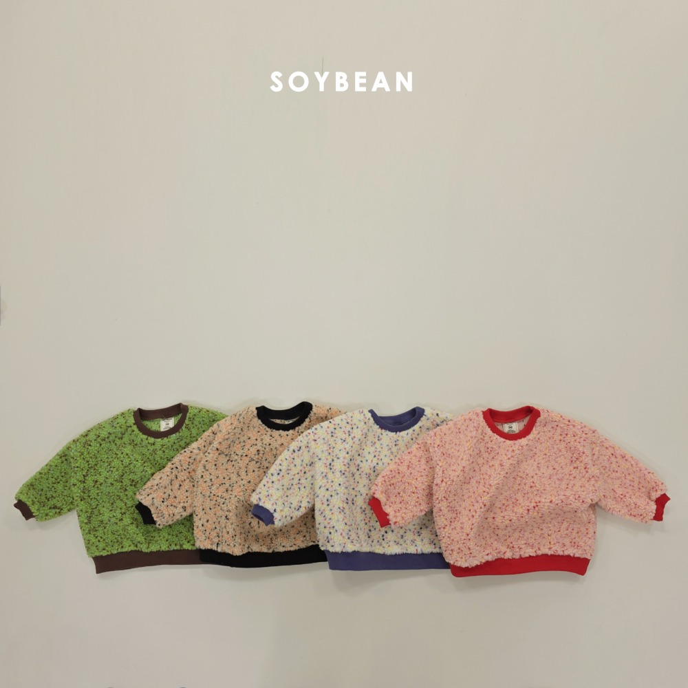 Soybean41｜(75cm-118cm) 爆米花抓絨上衣