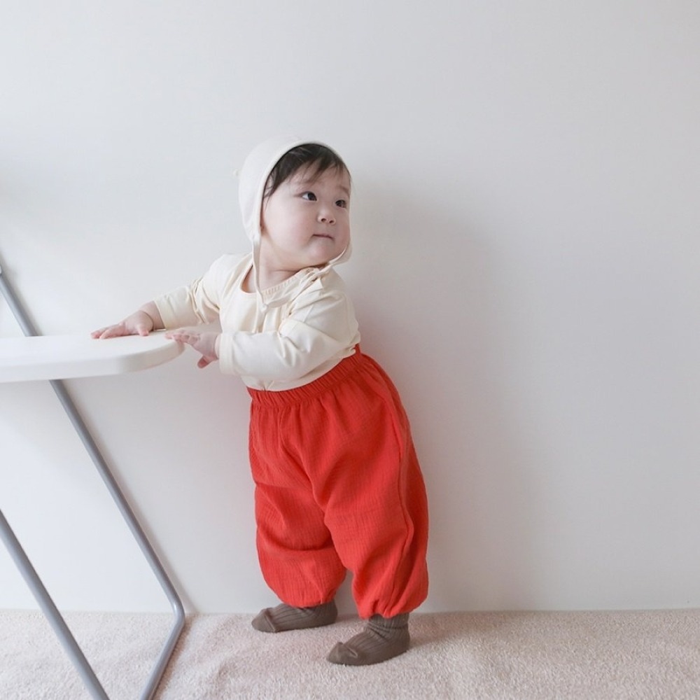 LEMONADE12|(55cm-85cm) 6色棉麻素面束口褲17