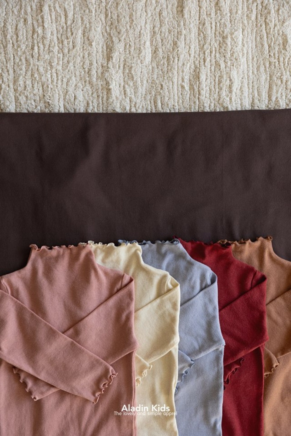 ALADIN06｜(75cm-114cm) 磨毛捲邊上衣