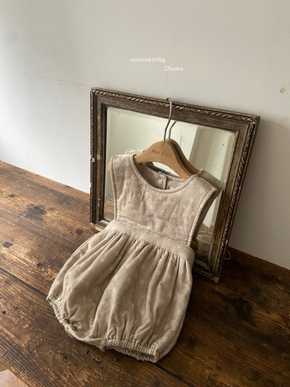 Anne Shirley30｜(3m-18m) 2色法式背心連身褲