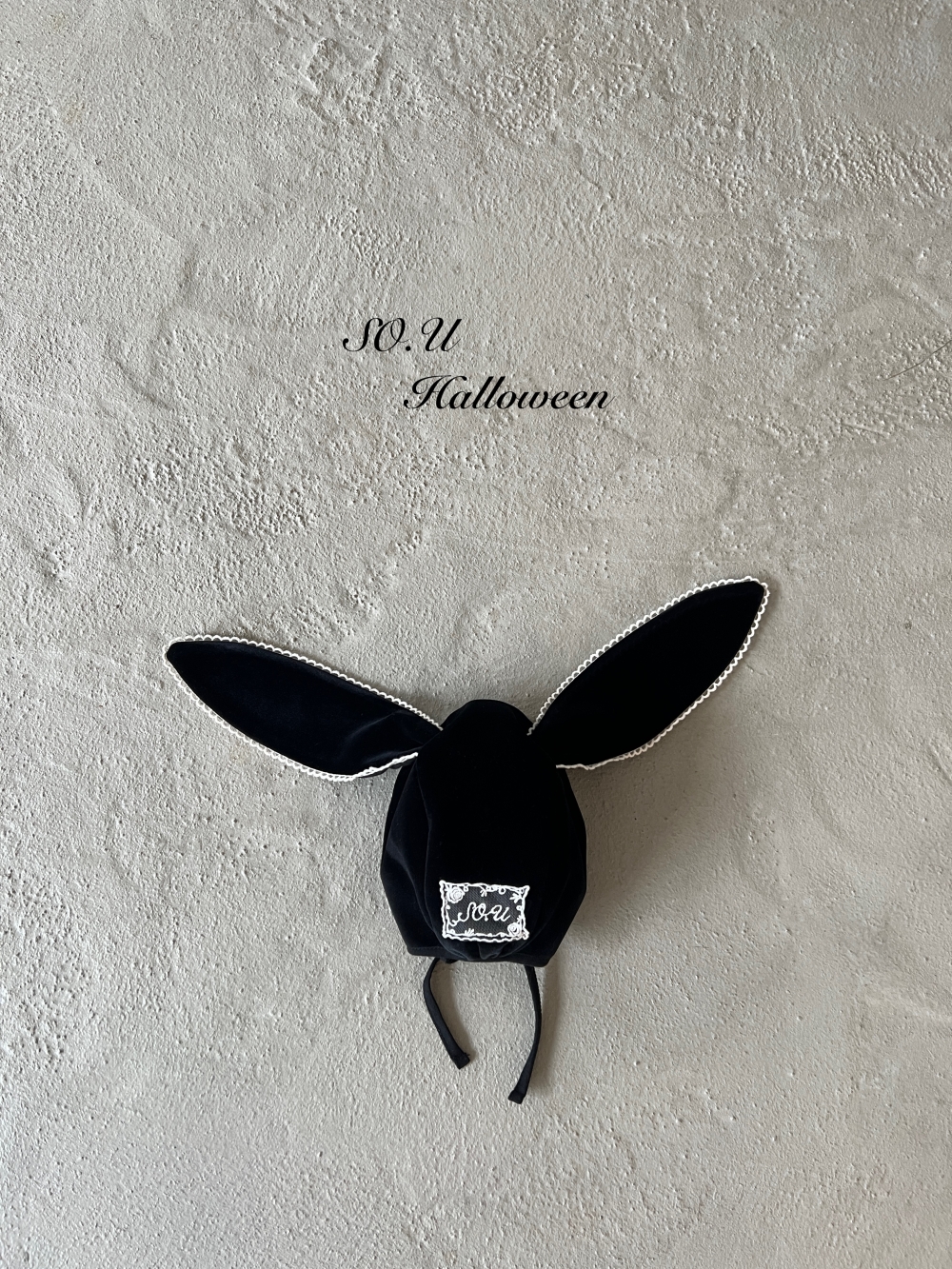 SO.U01｜(Free)  絨毛兔耳朵帽