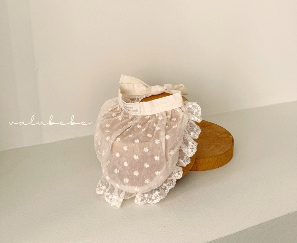 Valubebe43｜(65-90) 蕾絲花卉圍裙