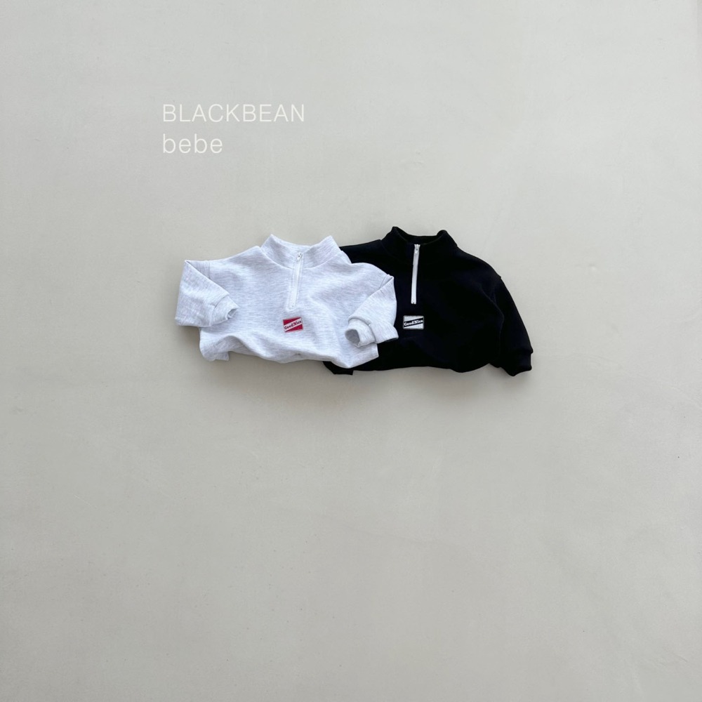 BLACK BEAN16｜(3m-18m) 半開襟簡約上衣
