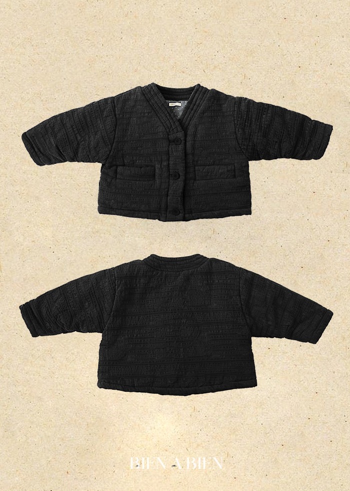 Bien A Bien07｜(90cm-130cm) 提花鋪棉夾克