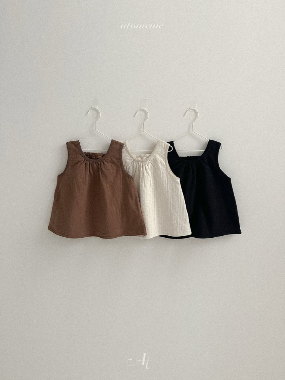 Atomeme16｜(70cm-110cm) 簡約無袖背心洋裝