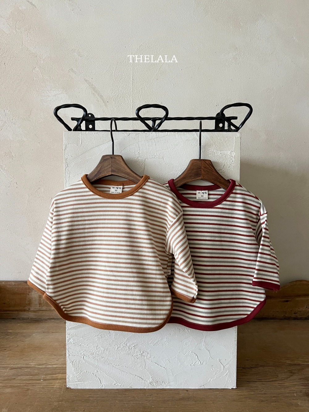 thelala35｜ (1y-6y) 撞色條紋上衣