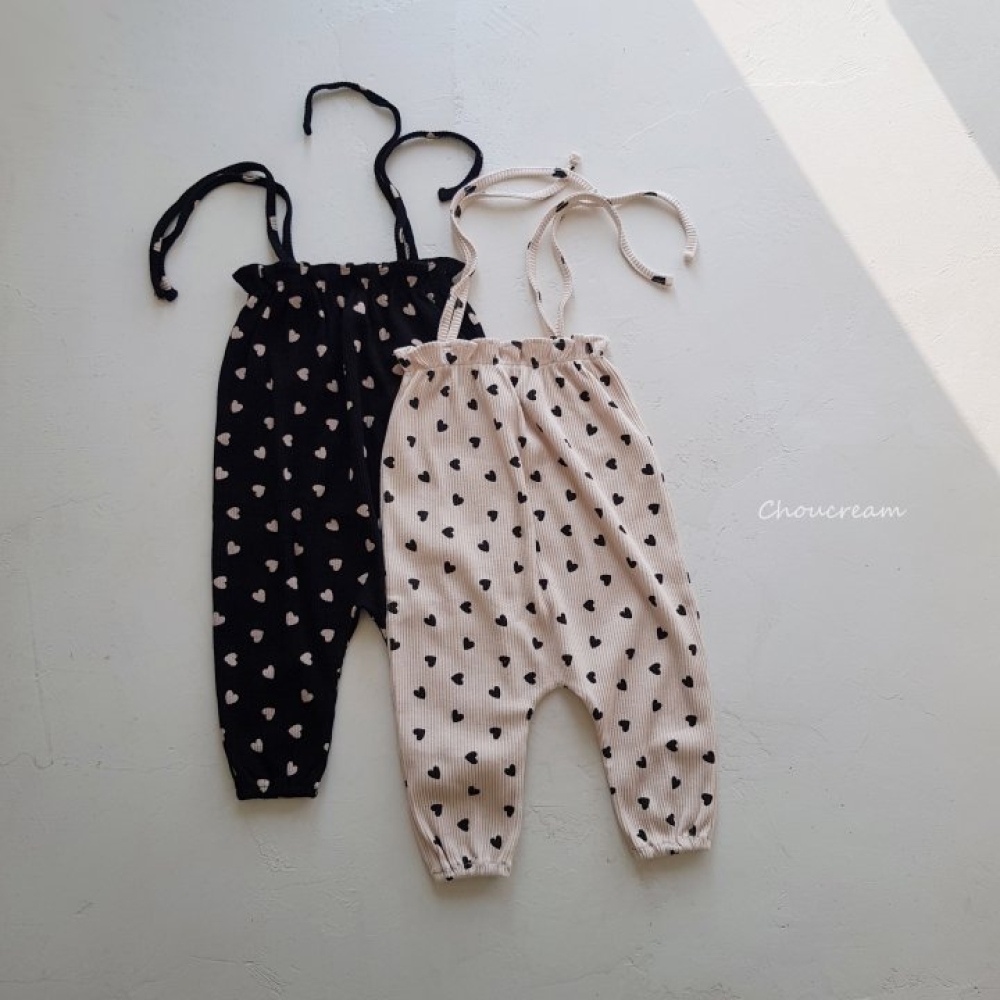 Choucream05｜(6m-18m) 愛心綁帶長褲