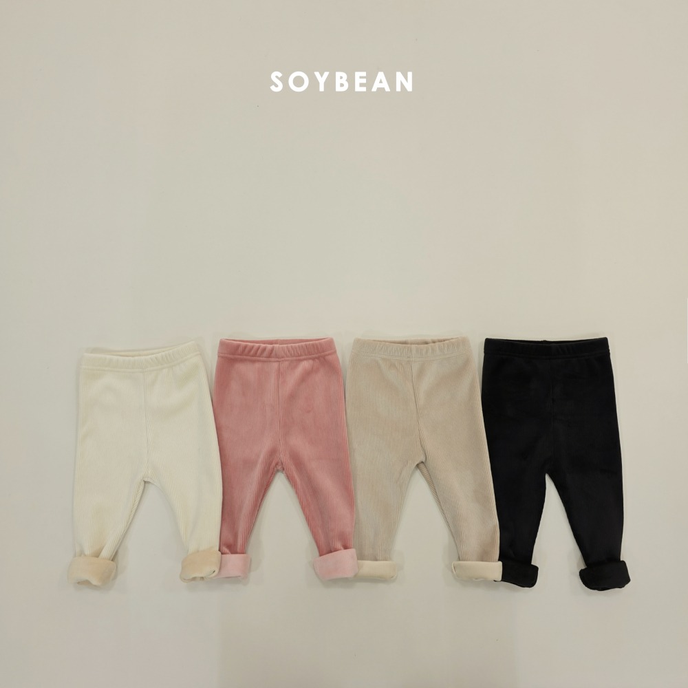 Soybean75｜(75cm-118cm) 絲絨緊身褲