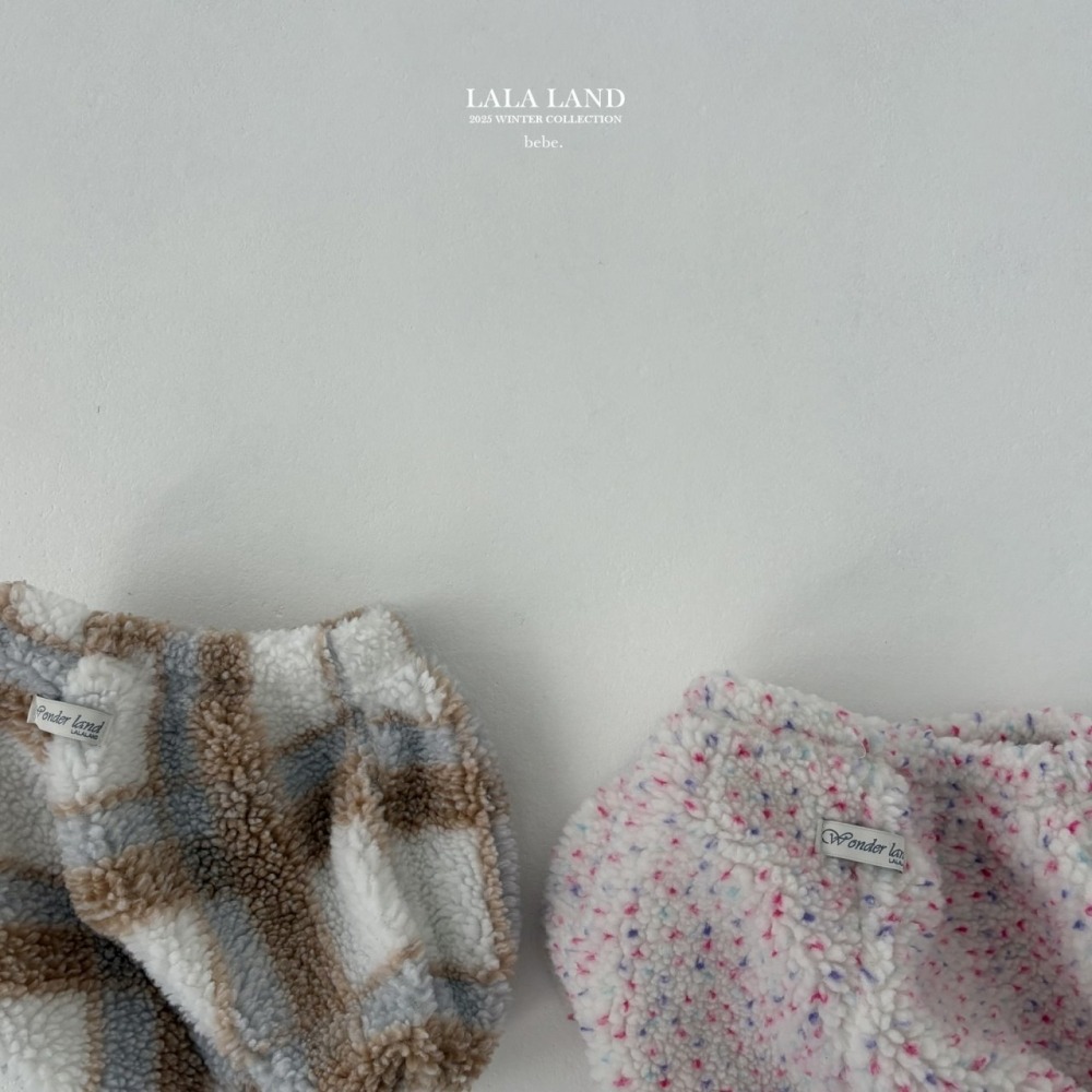 lala land19｜(60cm-83cm) 2色印花刷毛短褲