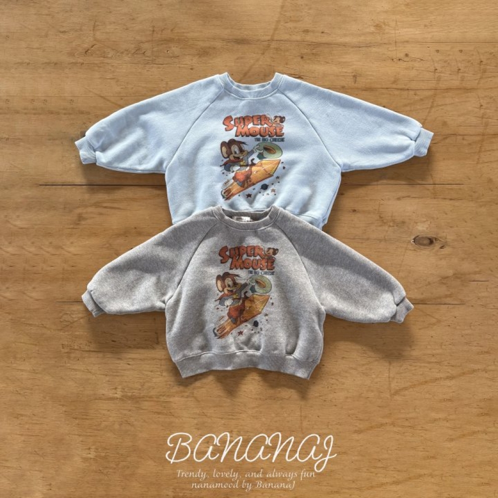 BANANAJ46｜(83-127cm)  滑板小松鼠上衣