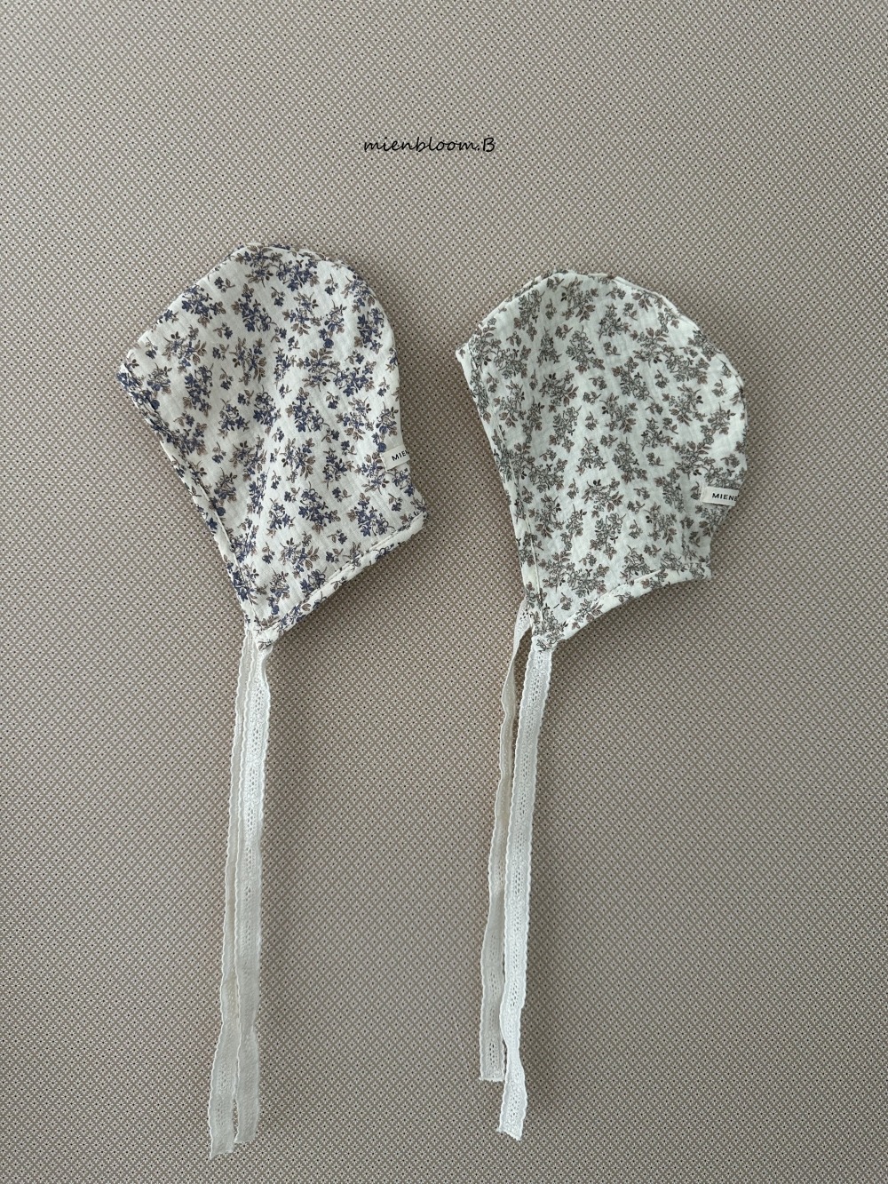 Bloom.b14｜(bebe) 滿版碎花綁帶帽