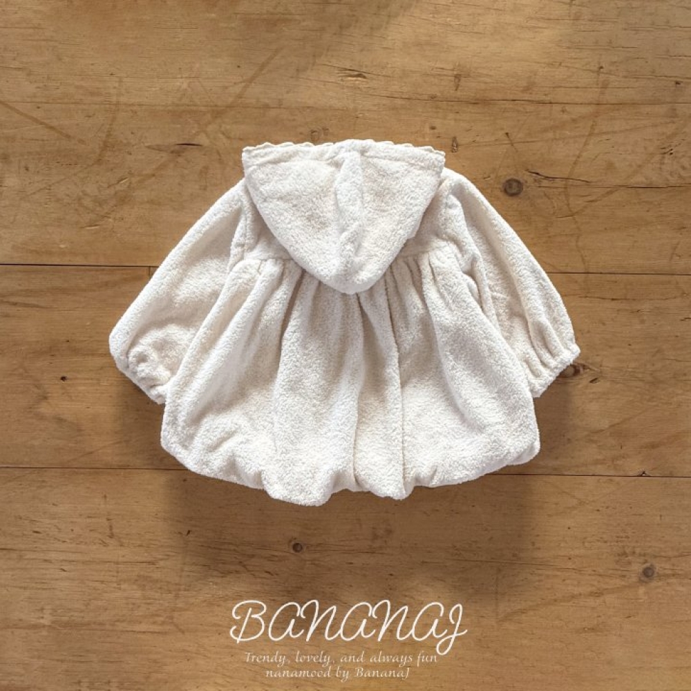 BANANAJ35｜(83-127cm)  棉花糖連帽洋裝