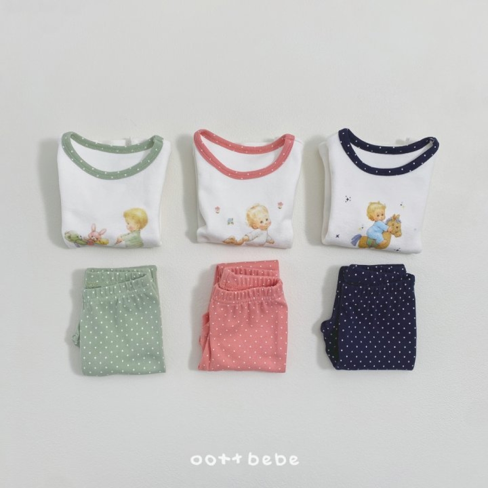 Oottbebe16｜(1y-7y) 奶油貝貝居家套裝