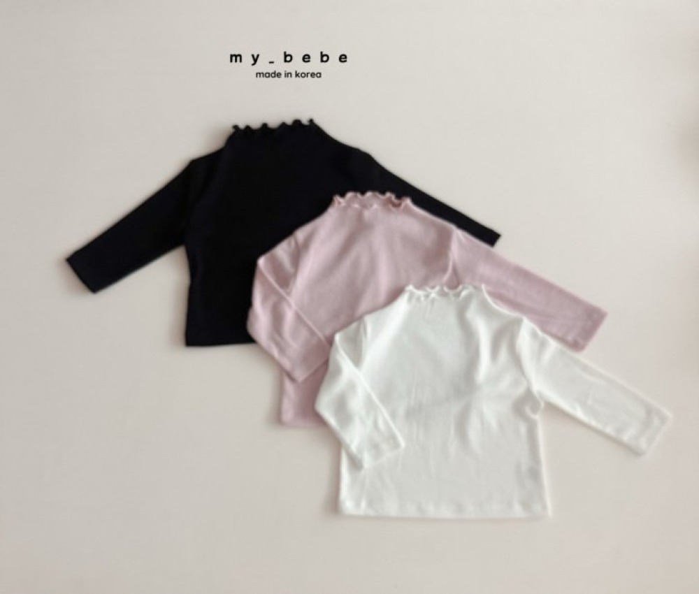 my_bebe07｜(-12m-7y) 立領捲邊上衣