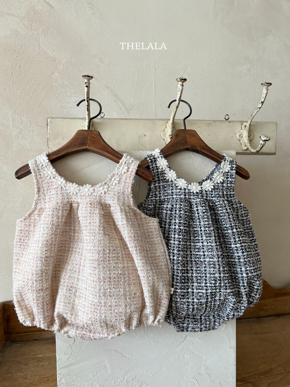 thelala55｜ (0m-18m) 花瓣小香風包屁衣