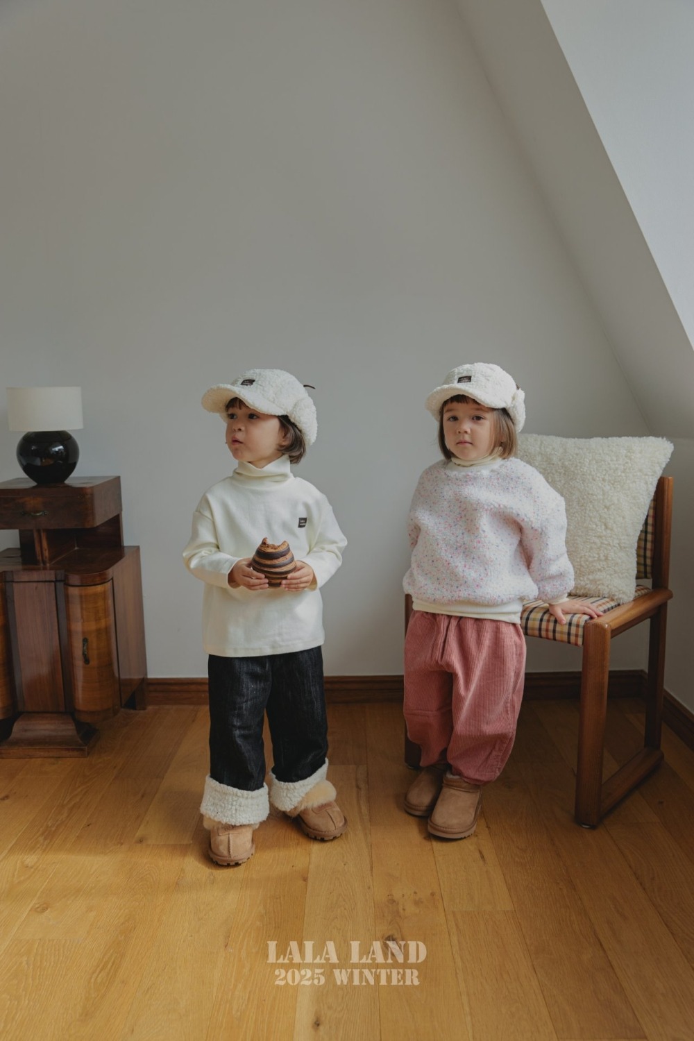 lala land67|(75cm-120cm) 5色小黑標高領上衣3