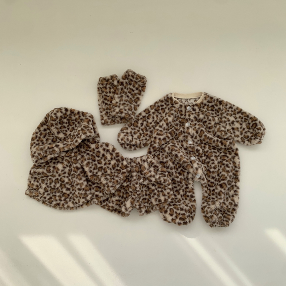 Fondue 23｜(65cm-75cm)  豹紋連身服