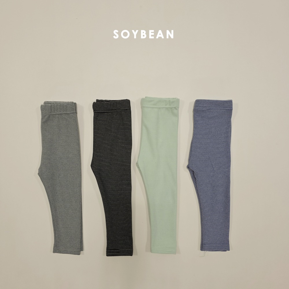 Soybean65｜(75cm-118cm) 條紋緊身褲