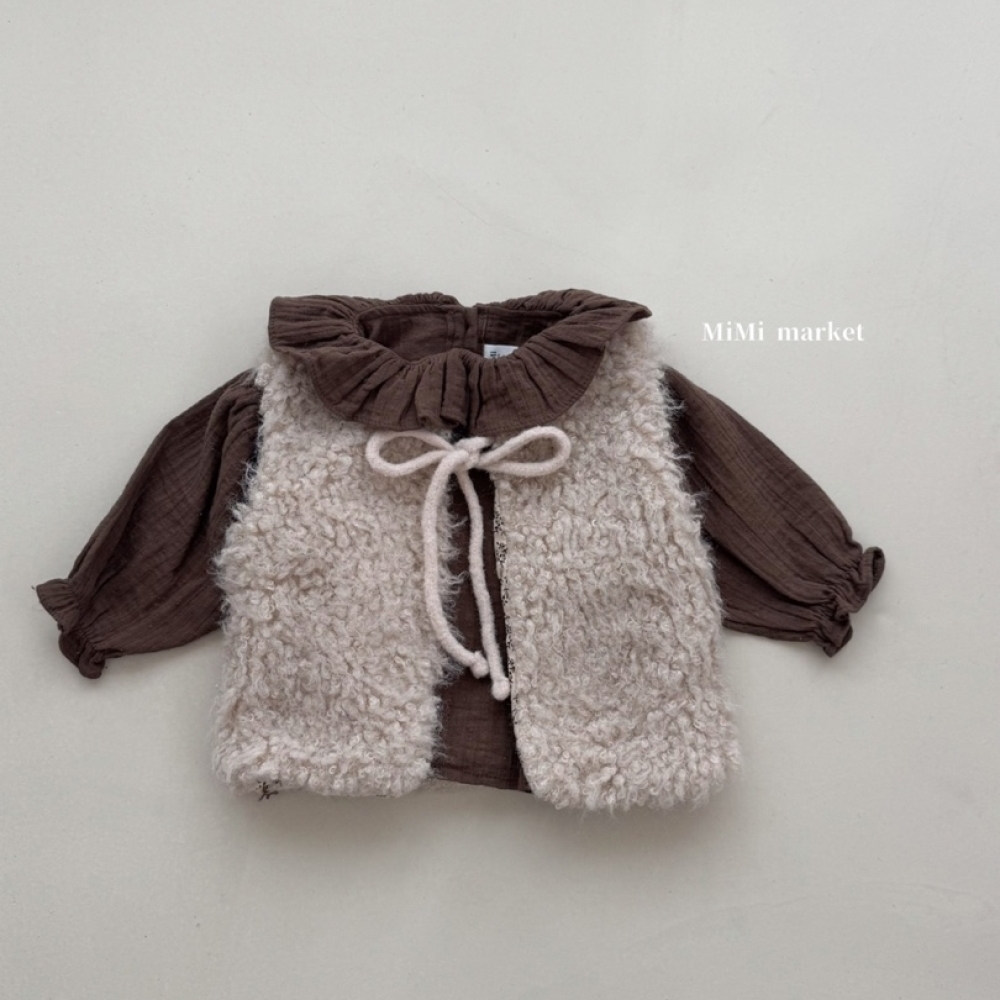 mimi market10 (65-85cm) 蝴蝶結背心外套4