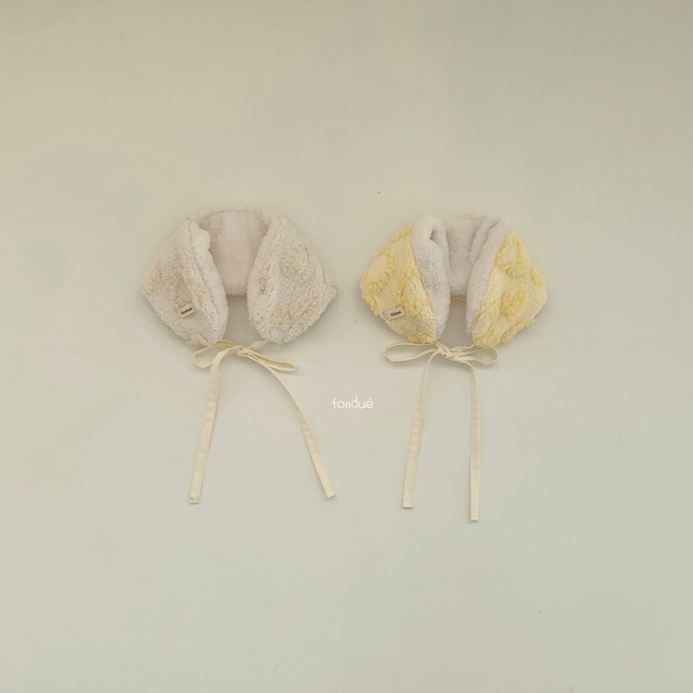 Fondue 09｜(Free)  豹紋豹紋絨毛脖圍領巾