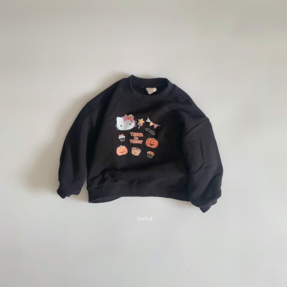 Fondue 26｜(75cm-120cm)  南瓜Hello Kitty上衣
