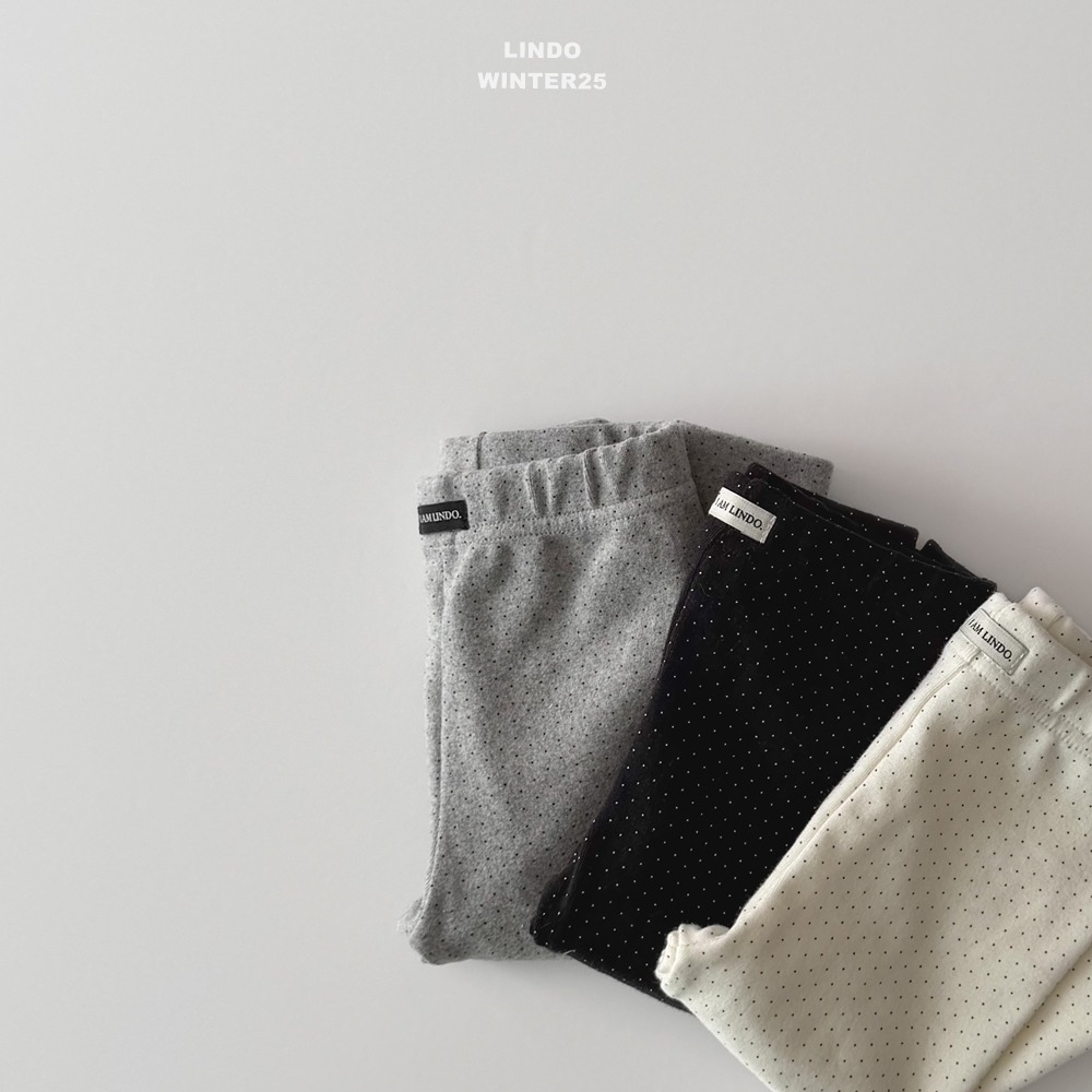 Lindo58｜(80cm-125cm) 波點緊身束口褲