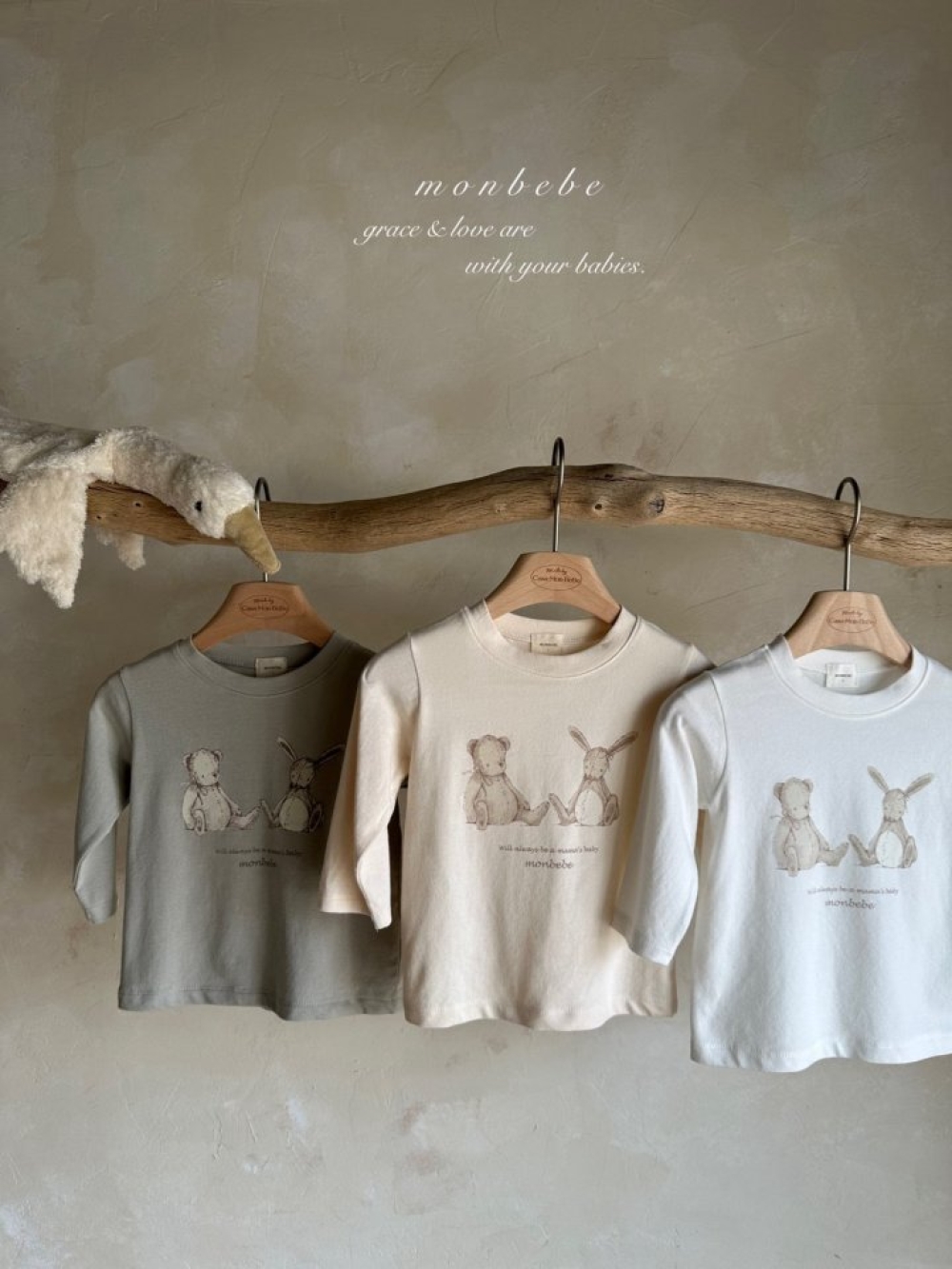 MONBEBE12｜(1y-8y-mom) 午後小森林上衣