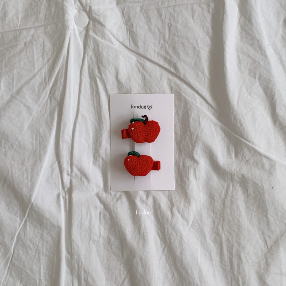 Fondue 45｜(Free)  蘋果髮夾