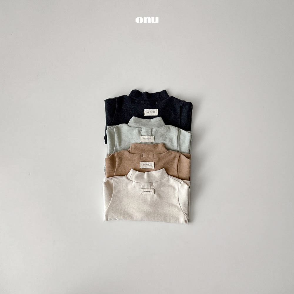 onu 55｜(70cm-115cm) 磨毛素面上衣