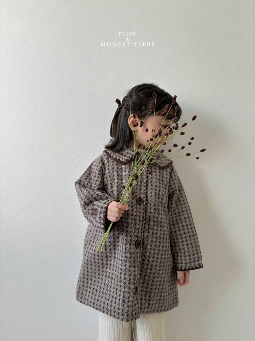 Monpetitbebe19｜(70cm-110cm) 復古滾邊夾克大衣