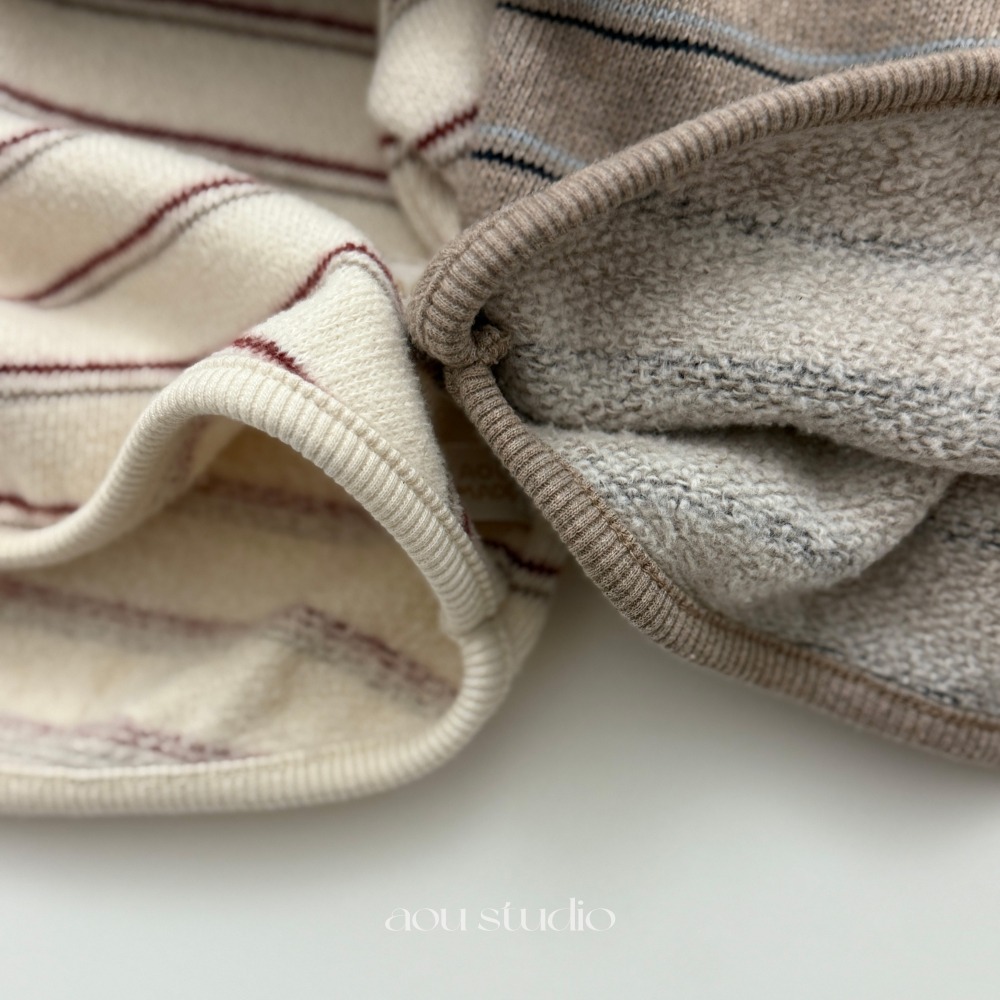 Aou 04｜ (70cm-110cm) 簡約雙條紋上衣