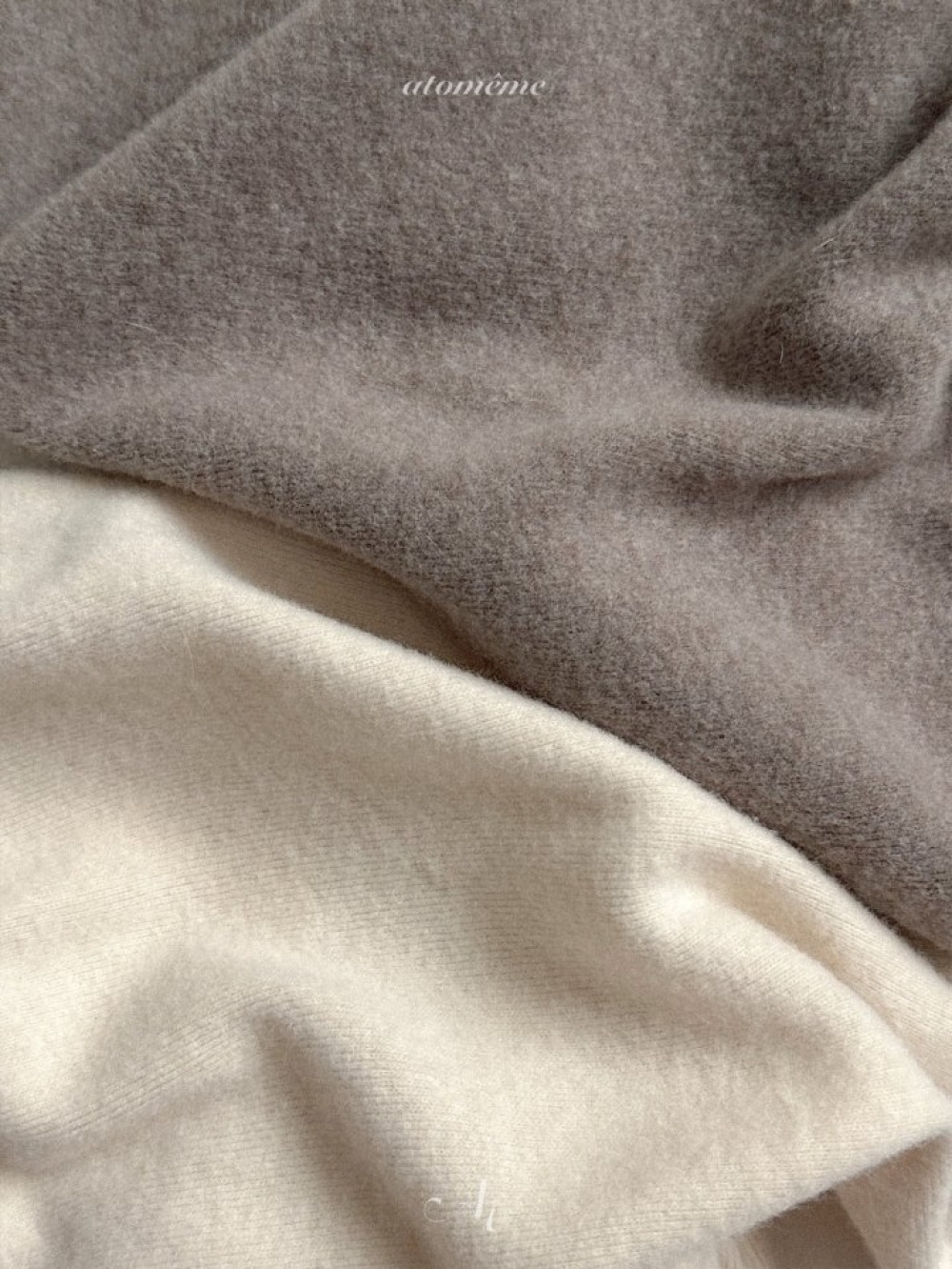 Atomeme04｜(70cm-110cm) 簡約素面縮口褲