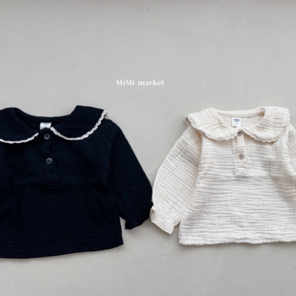 mimi market04 (65-85cm)  釦子翻領上衣