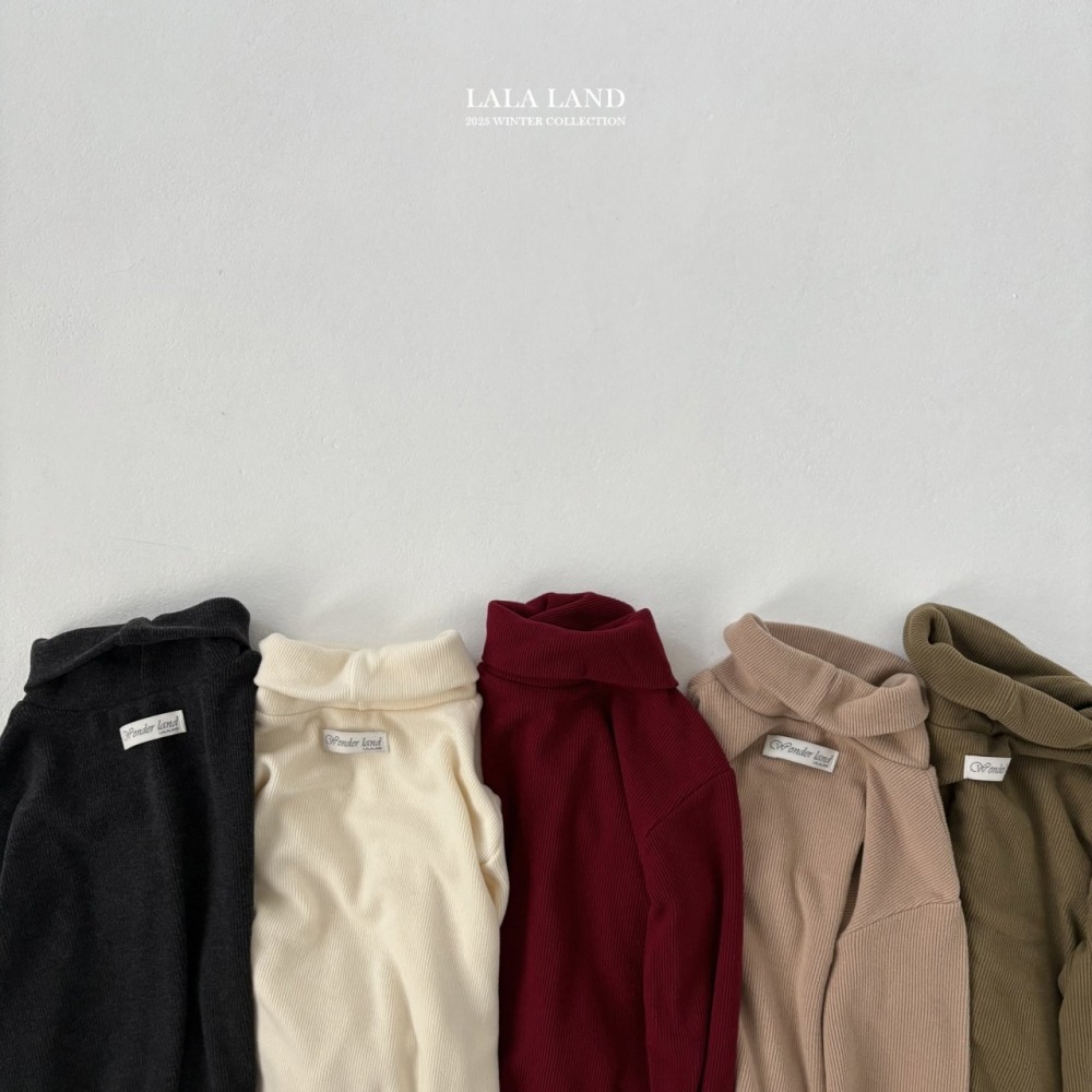 lala land73｜(75cm-120cm) 5色素面高領上衣