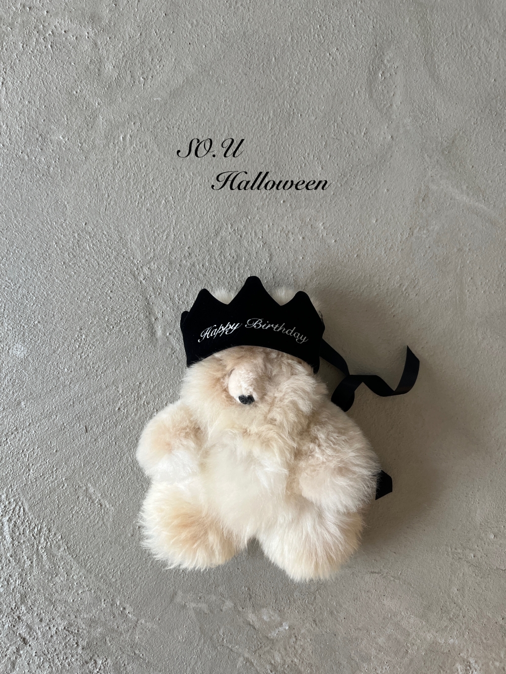 SO.U02｜(Free)  刺繡生日皇冠帽