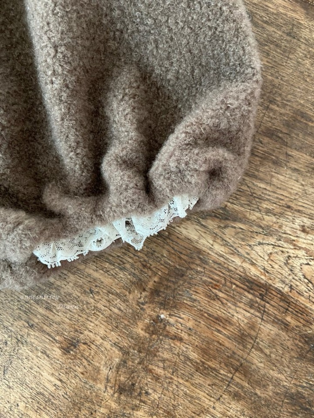 Anne Shirley11｜(3m-22m) 1色刷毛蕾絲縮口燈籠褲