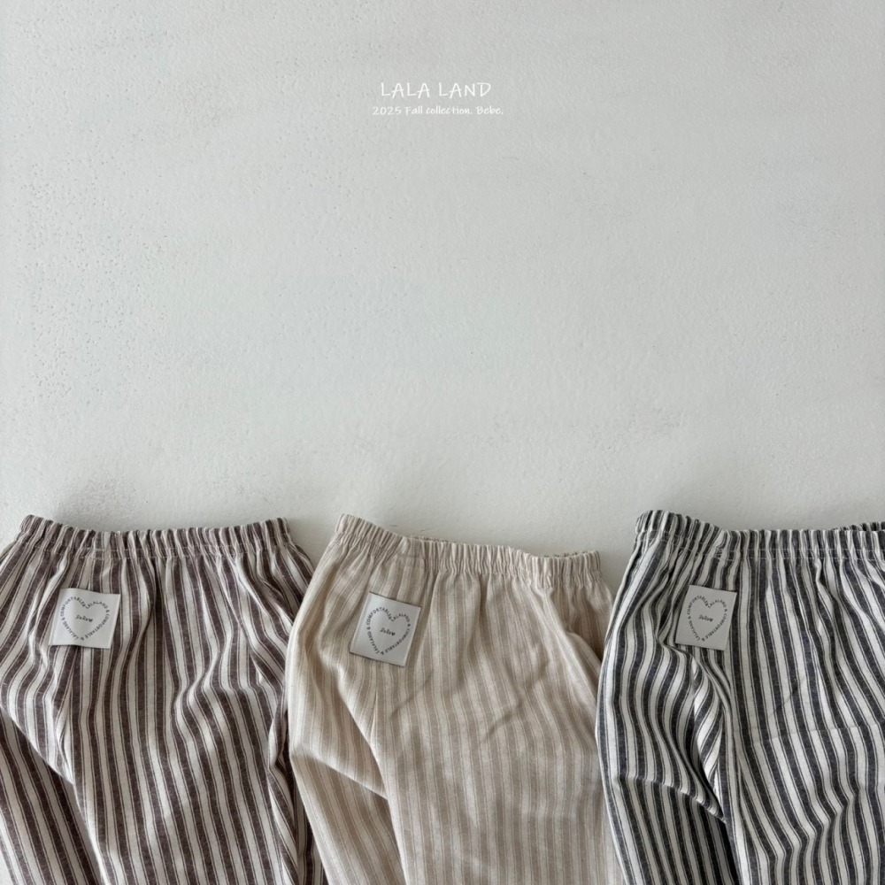 lala land16｜(60cm-83cm) 線條愛心標長褲