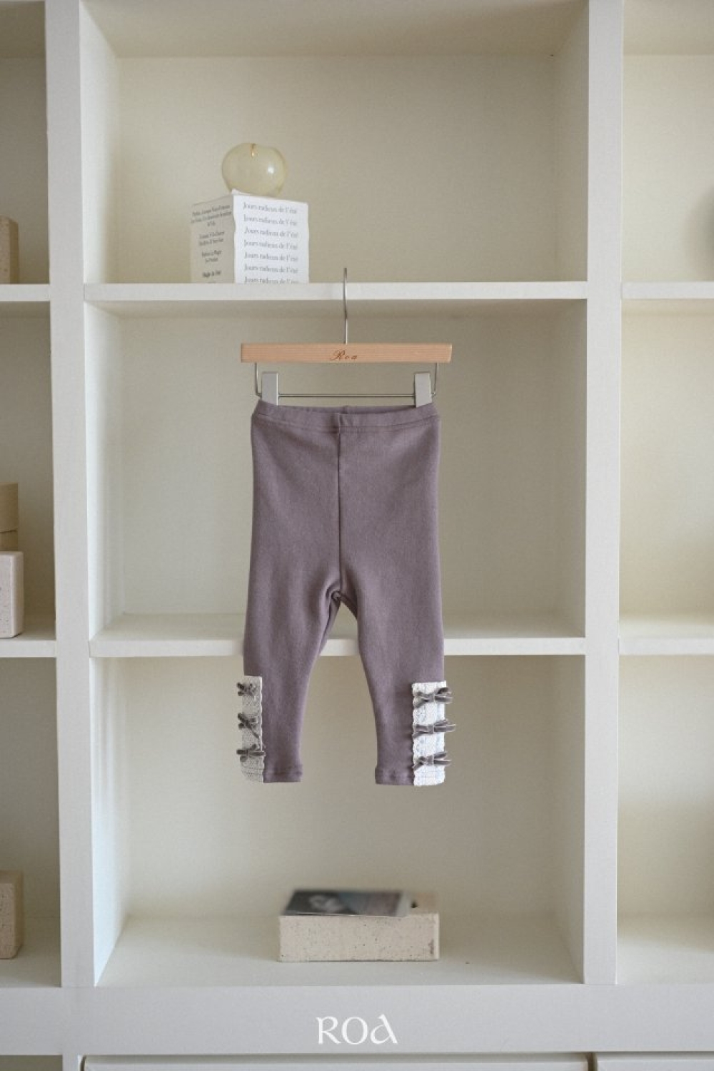 ROA21｜(80cm-120cm) 2色蝴蝶結內搭棉褲