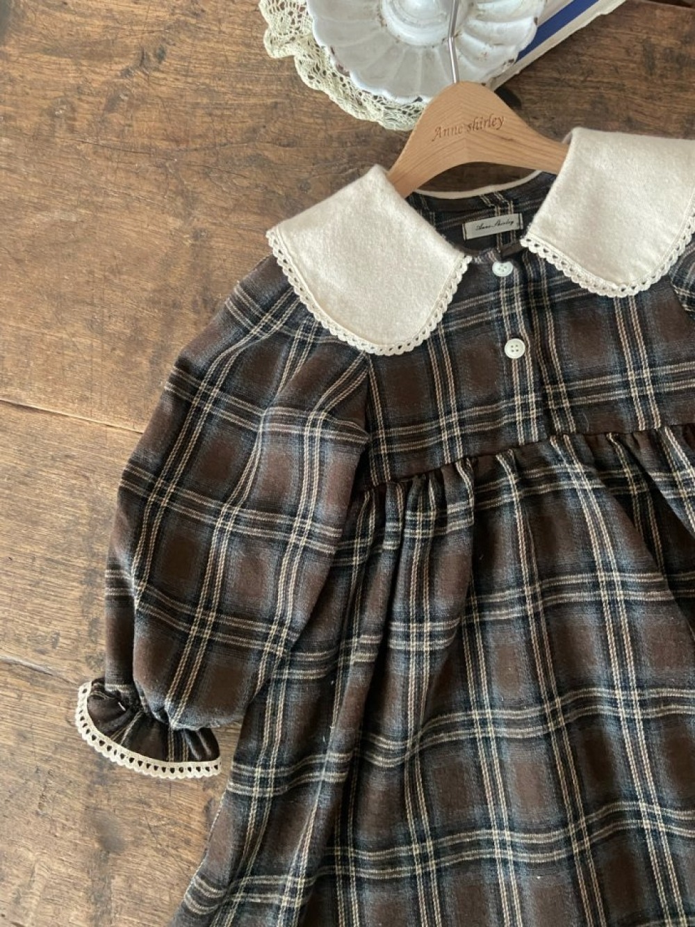 Anne Shirley35｜(2y-5y) 2色翻領學院洋裝