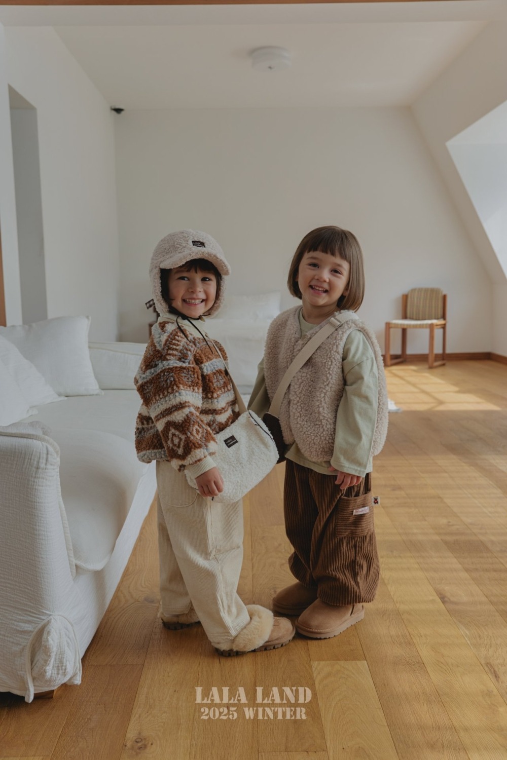 lala land76|(75cm-120cm) 5色磨毛燈芯絨長褲15