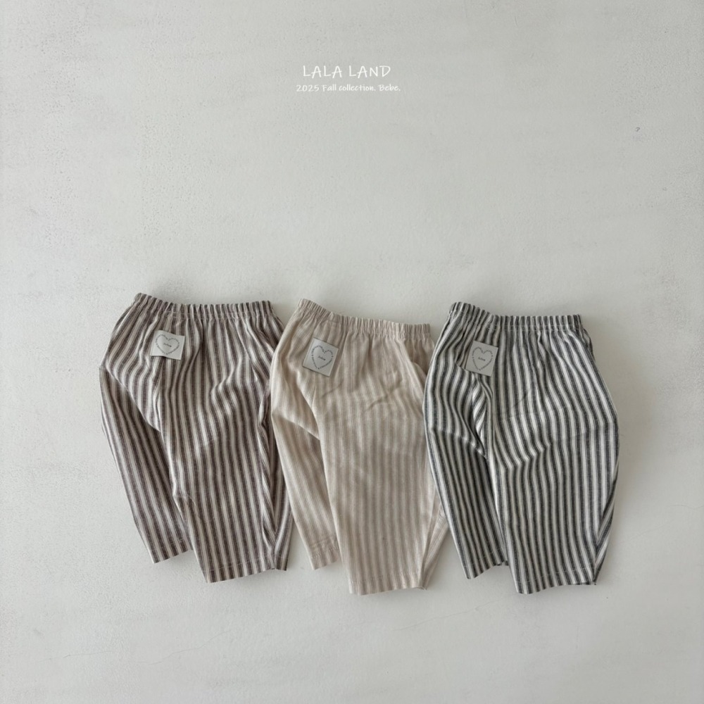 lala land16｜(60cm-83cm) 線條愛心標長褲
