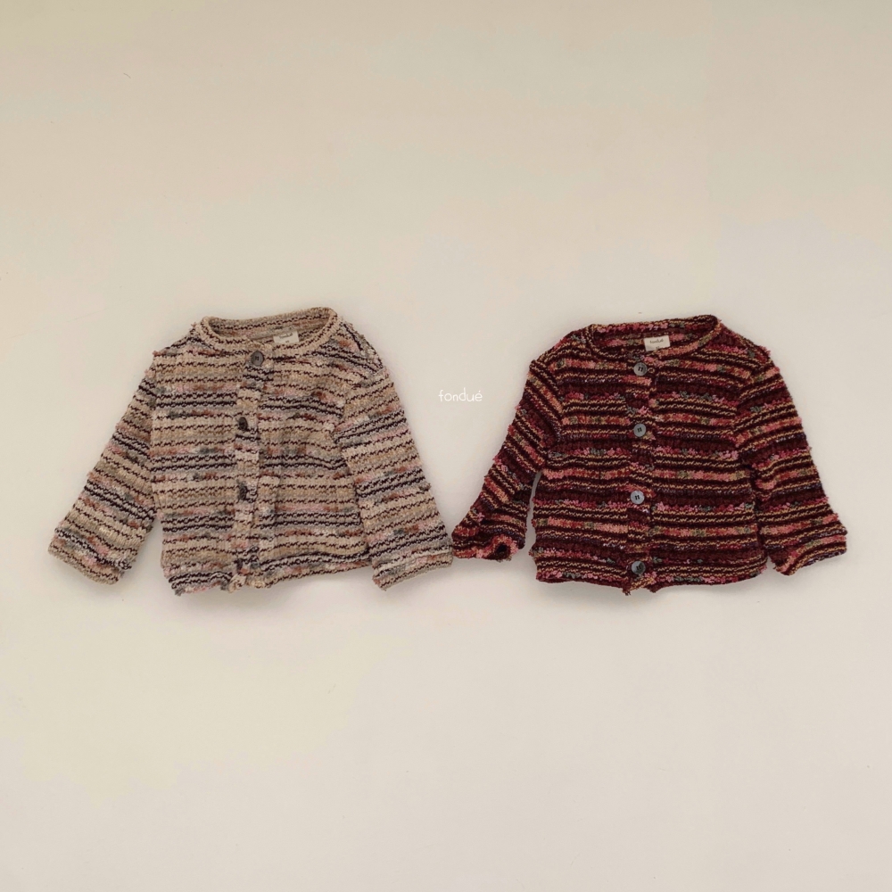 Fondue 01｜(65cm-120cm)  混色針織外套