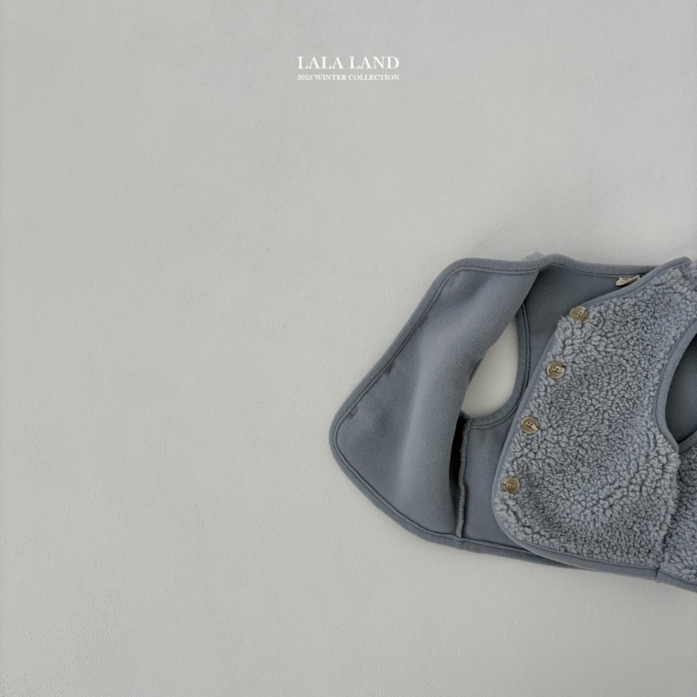 lala land52｜(75cm-120cm) 3色刷毛背心