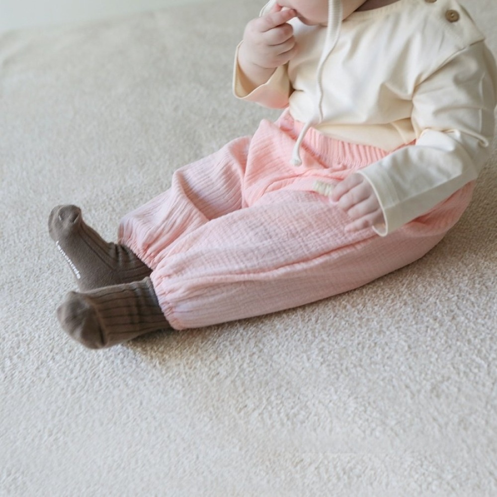 LEMONADE12|(55cm-85cm) 6色棉麻素面束口褲9