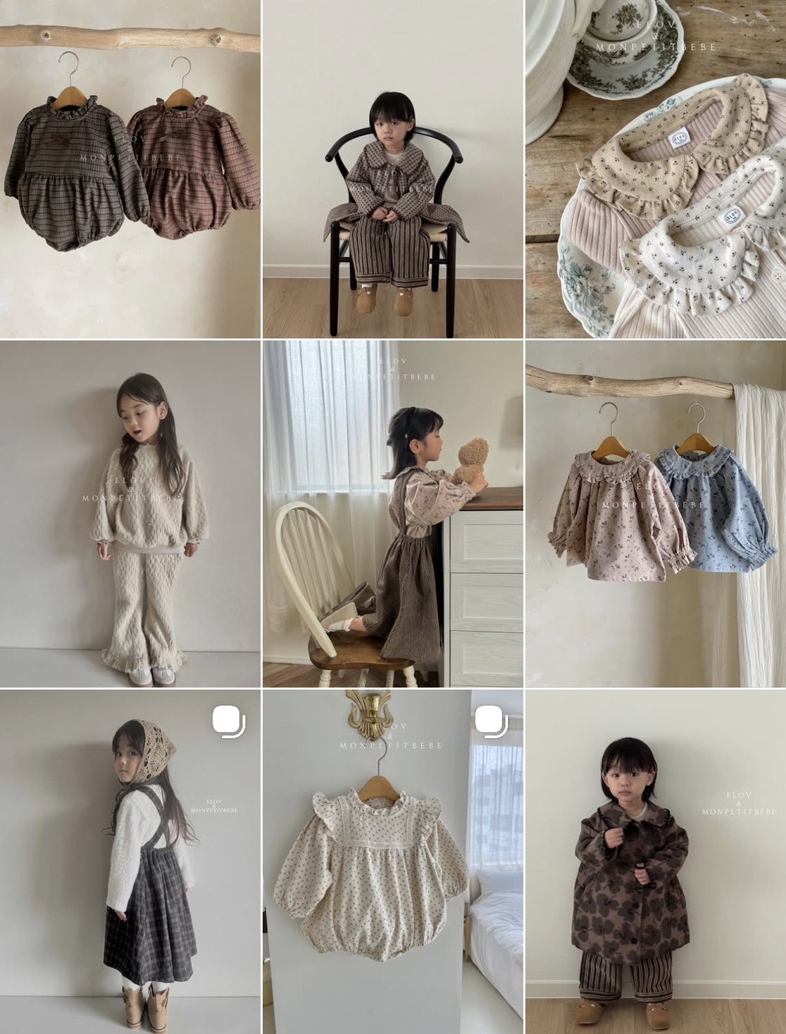 Monpetitbebe｜復古法式